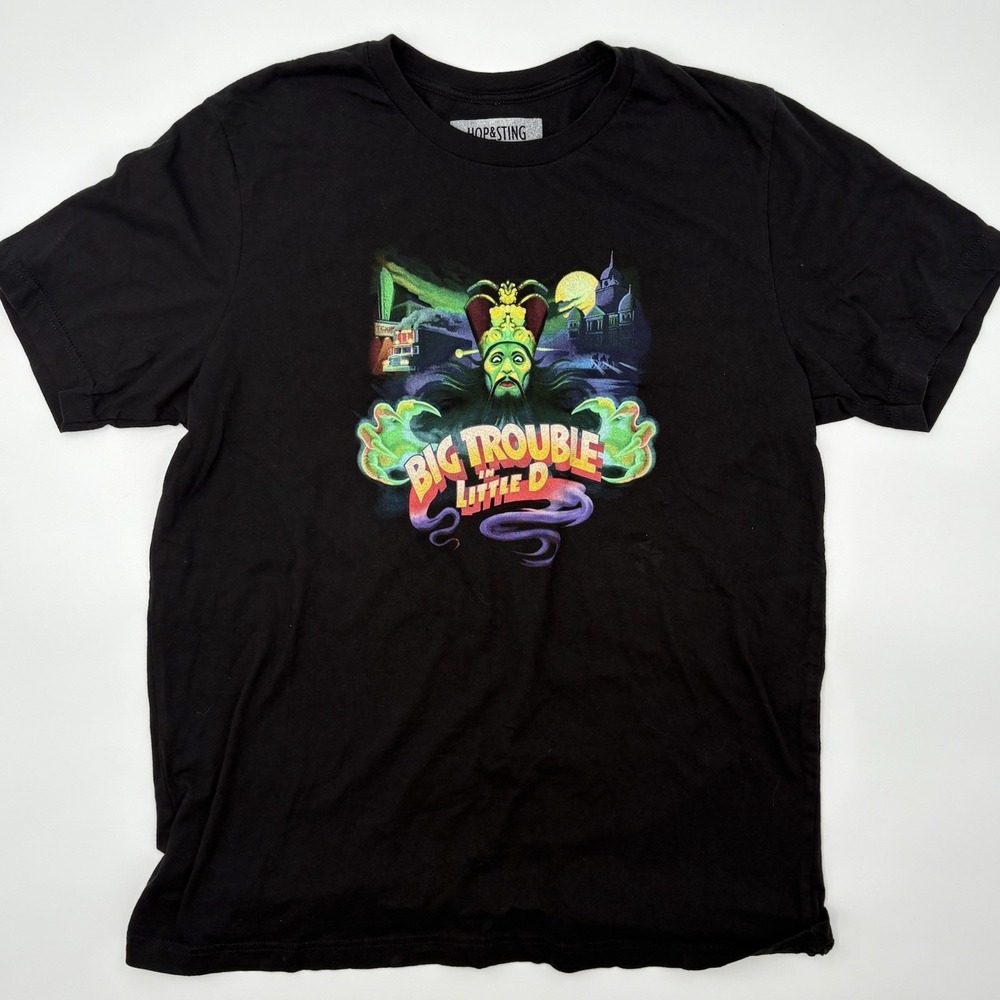 Hop & Sting Brewing Big Trouble in Little D Shirt XL Lo Pan Movie Parody